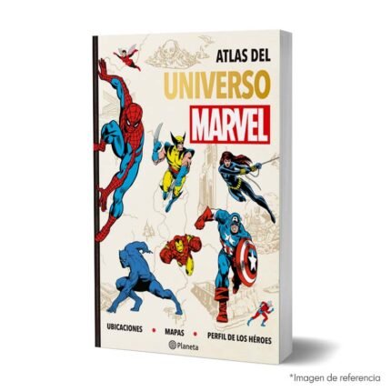 Imagen de portada del Atlas del universo Marvel 9786287611313