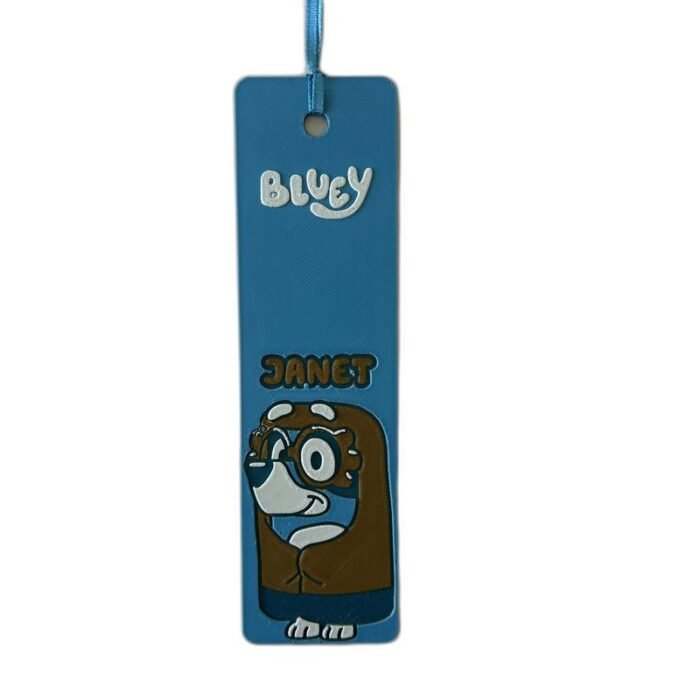 Imagen de portada del Separador de libros de Bluey Janet SP 0022