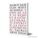 imagen de portada del Libro Meditaciones de Marco Aurelio ed Taurus